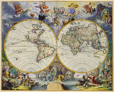 Mappemonde 1683