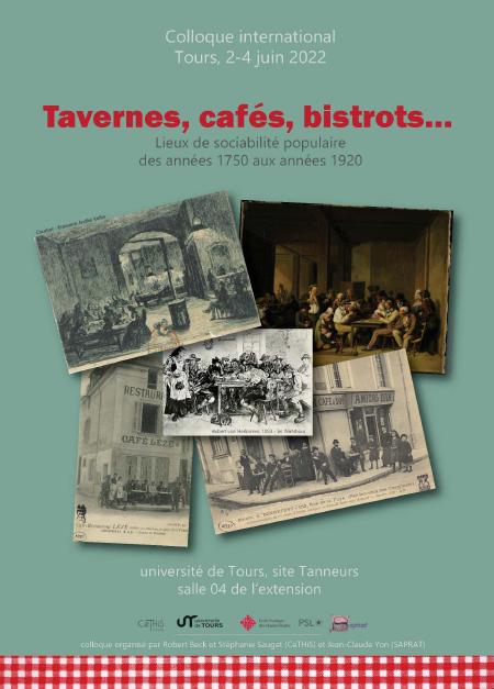 Affiche Tavernes, cafés, bistrots