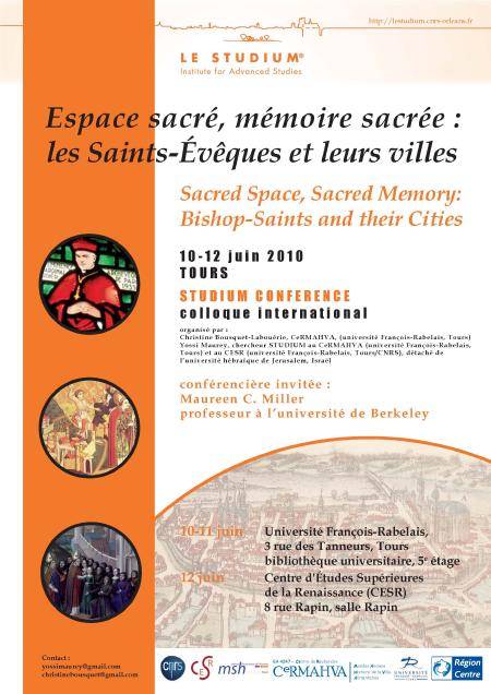 affiche colloque Espace sacré