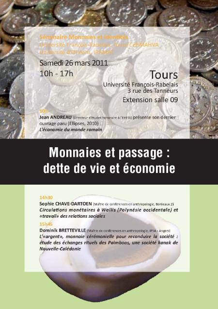 affiche séminaire Monnaie 